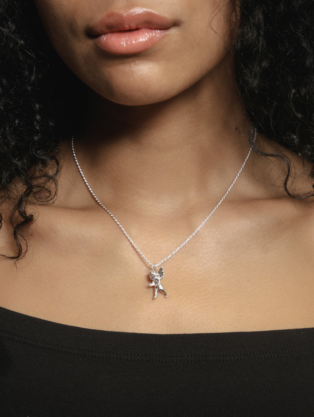 Cherub Charm Necklace