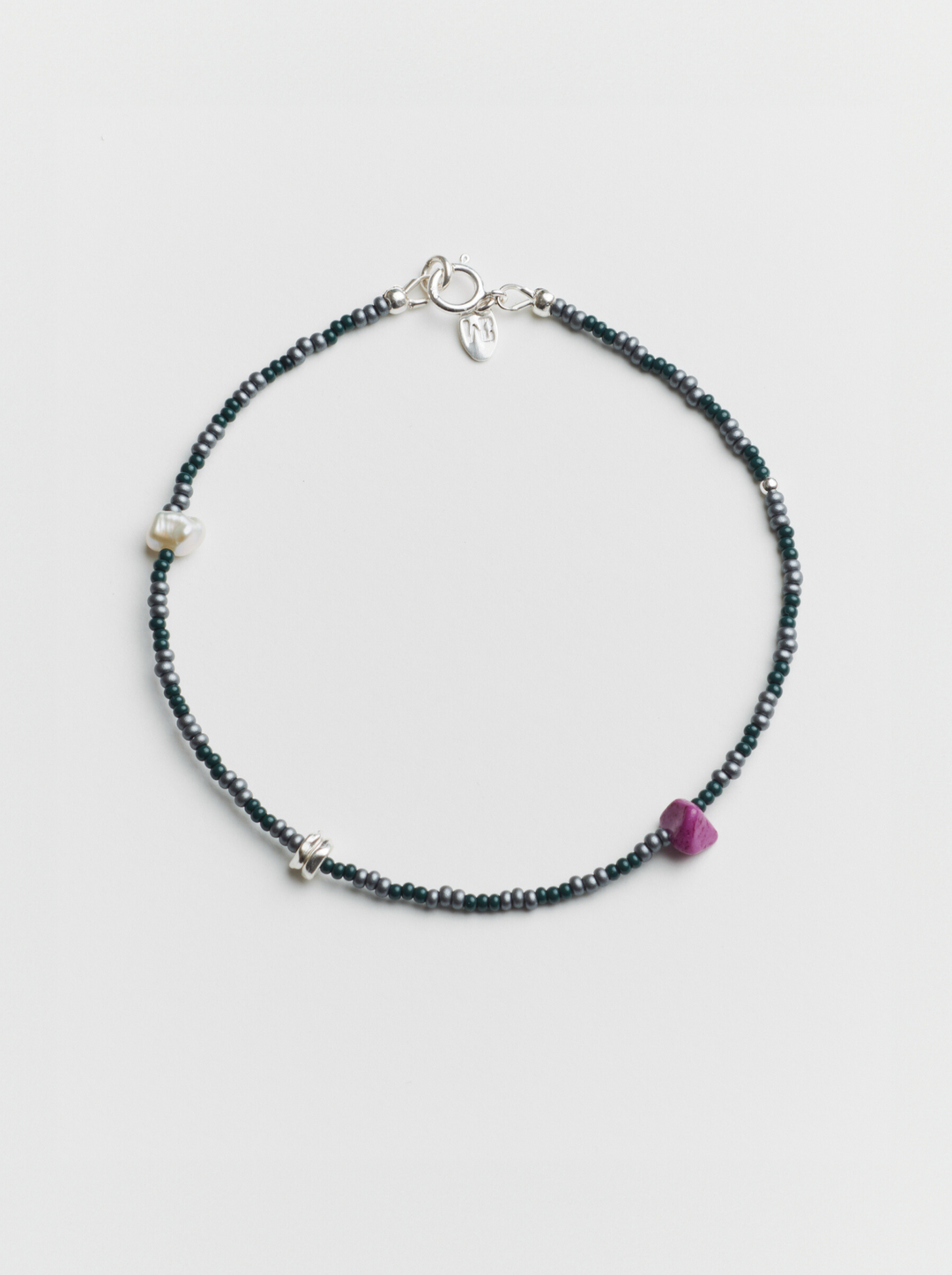 June Anklet ~ Green