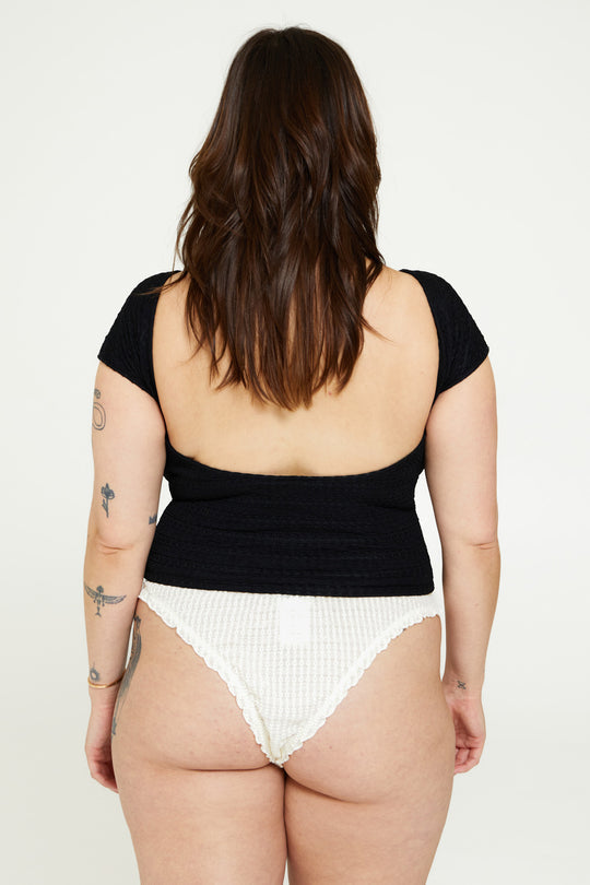 Plush Backless Tee