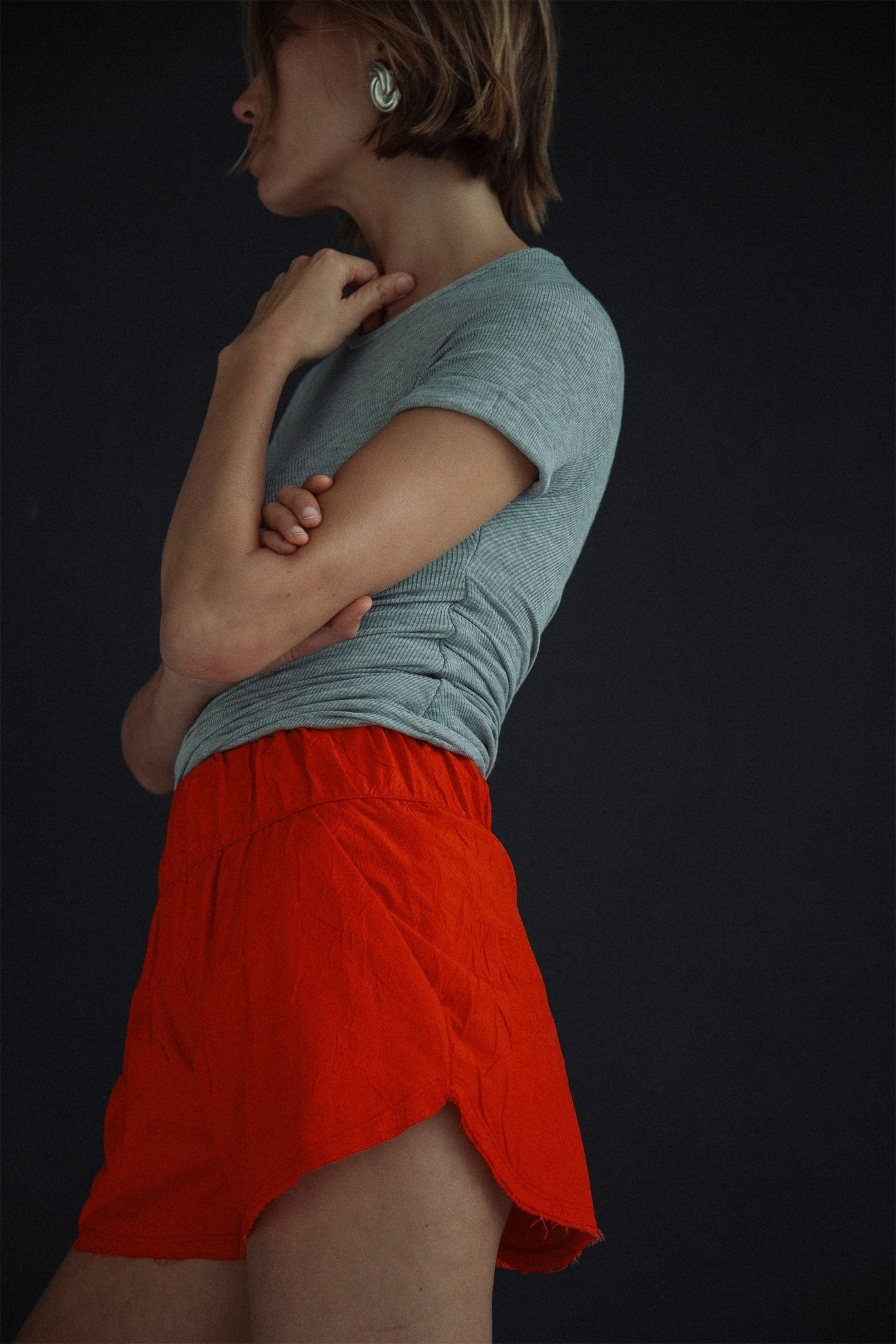 Atlas Shorts in Cherry