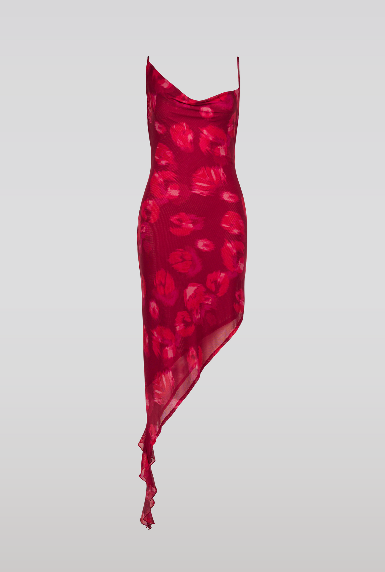 Asymmetric Mesh Dress