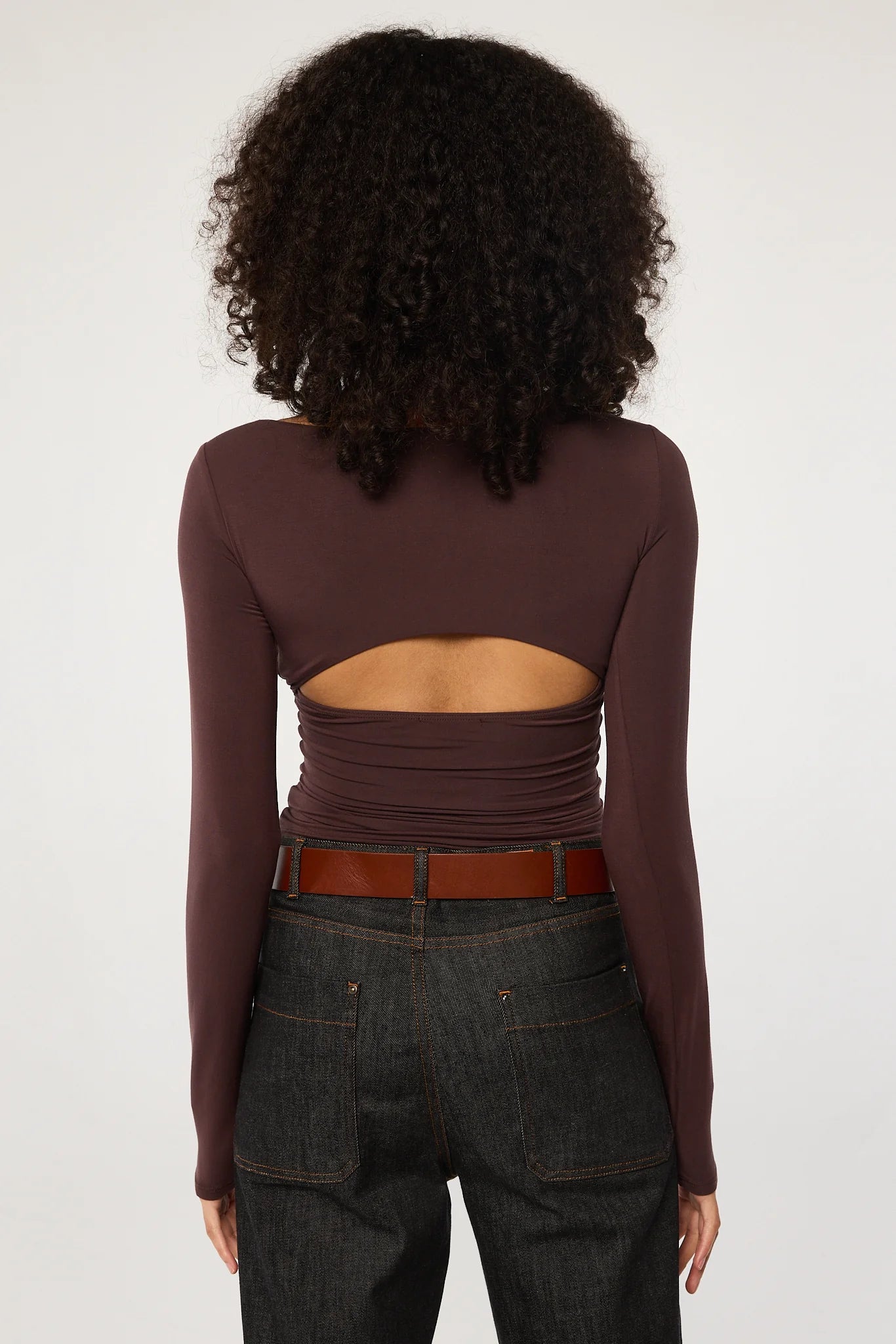 Oisin Top in Chocolate