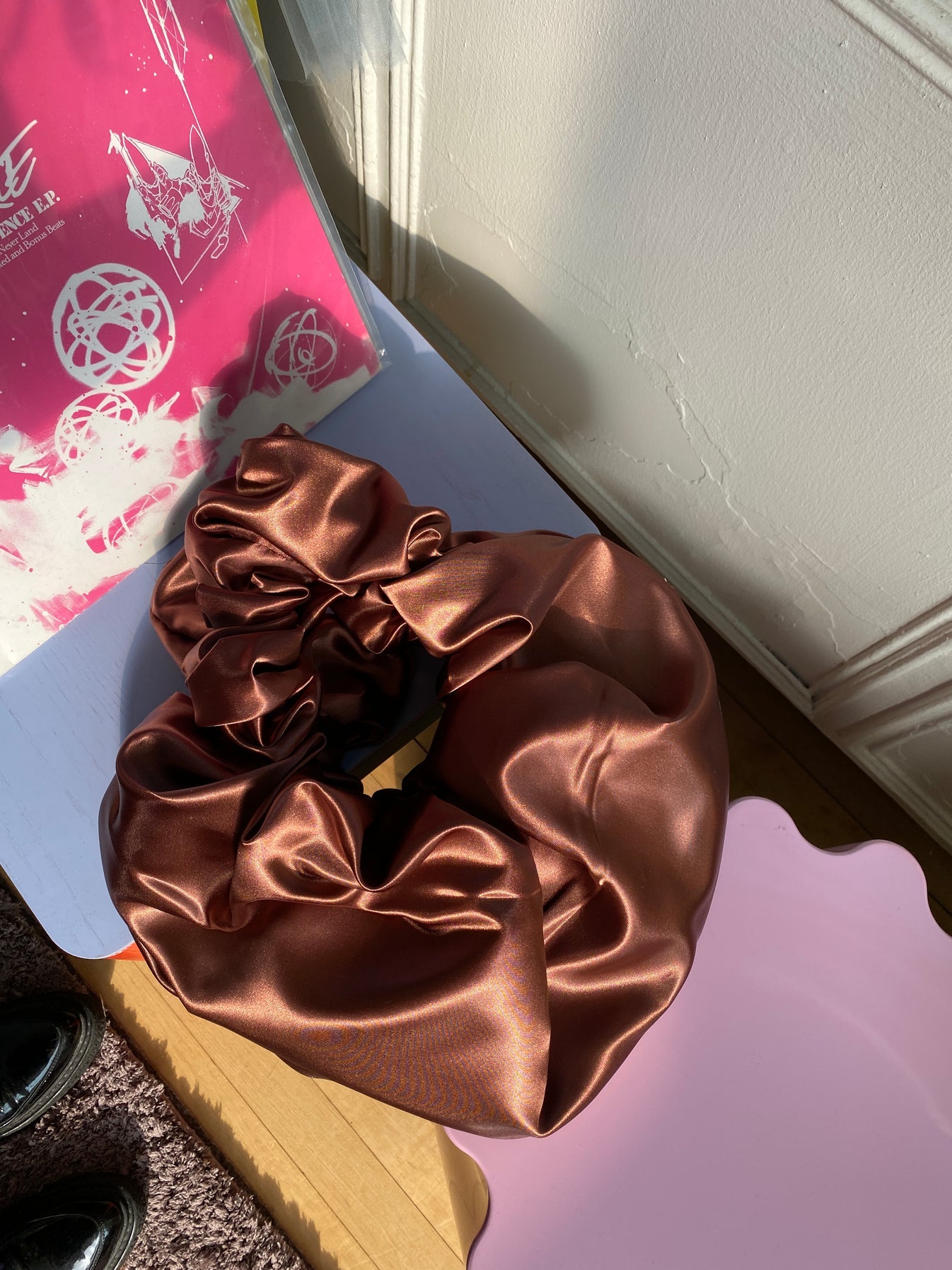 Satin Baguette Bag