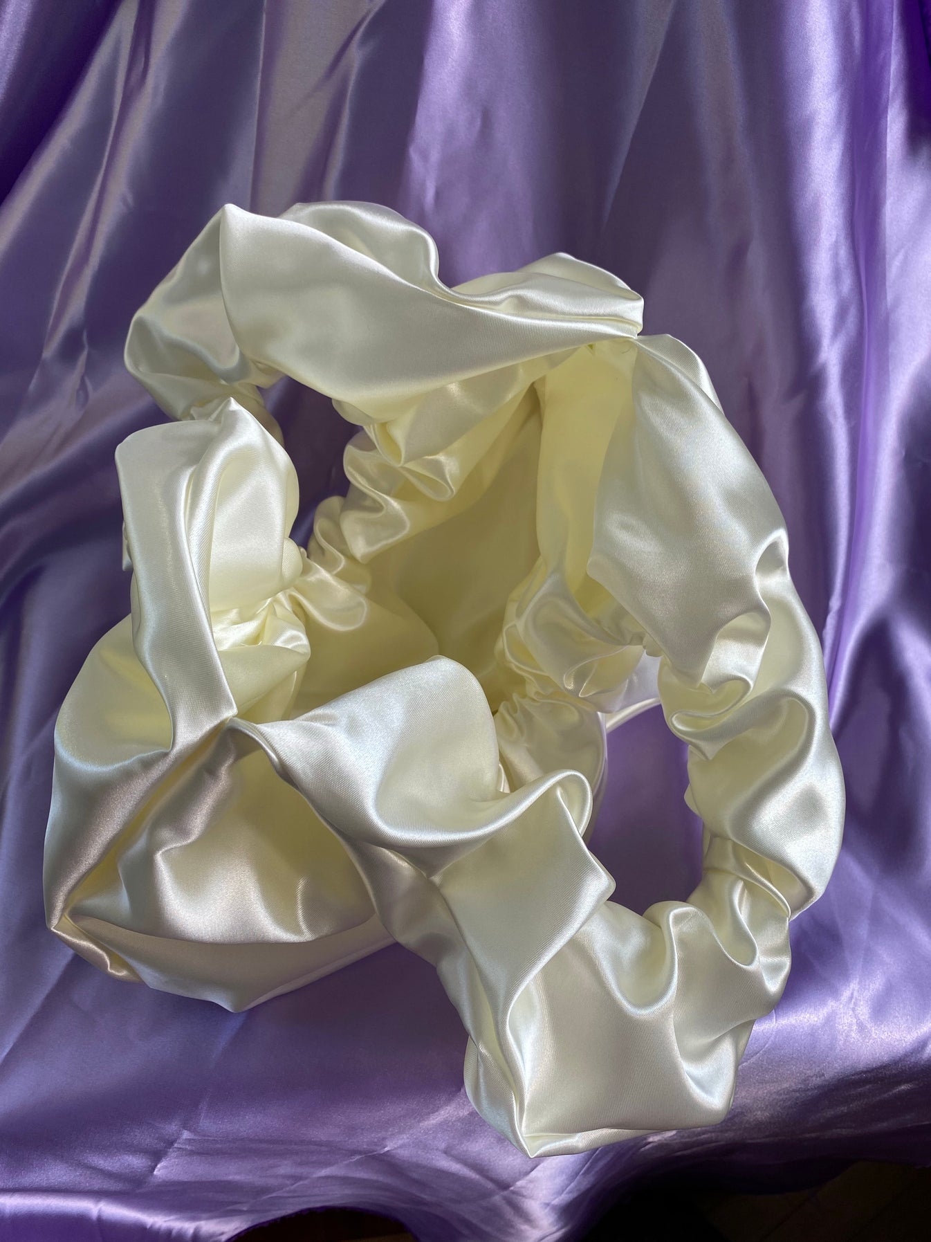 Satin Baguette Bag