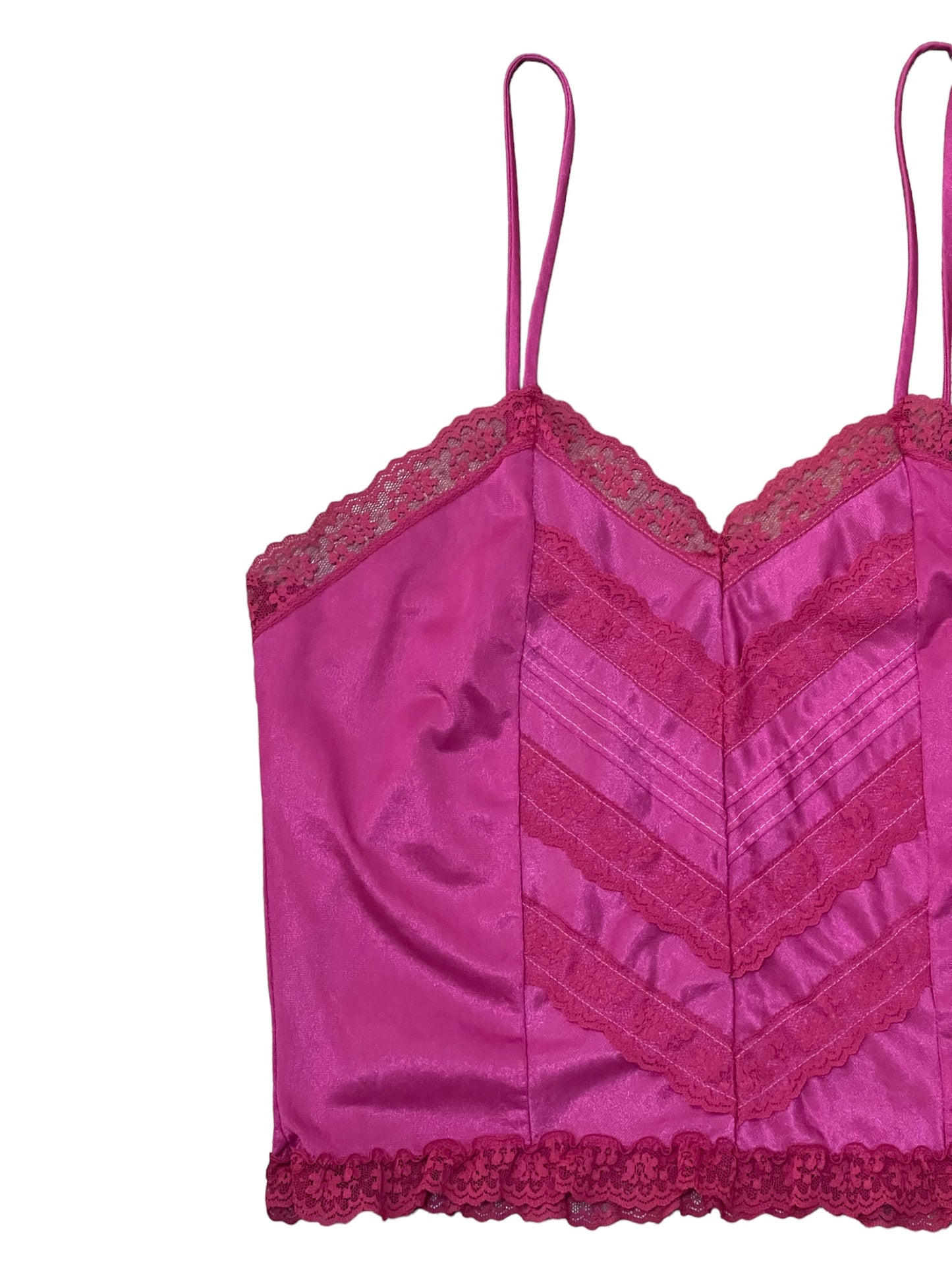 Hot Pink Lace Cami