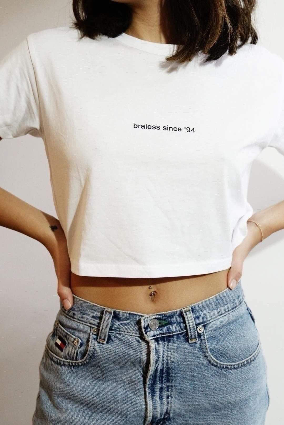 braless since tee by KD