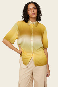 Hunter Mesh Button Down