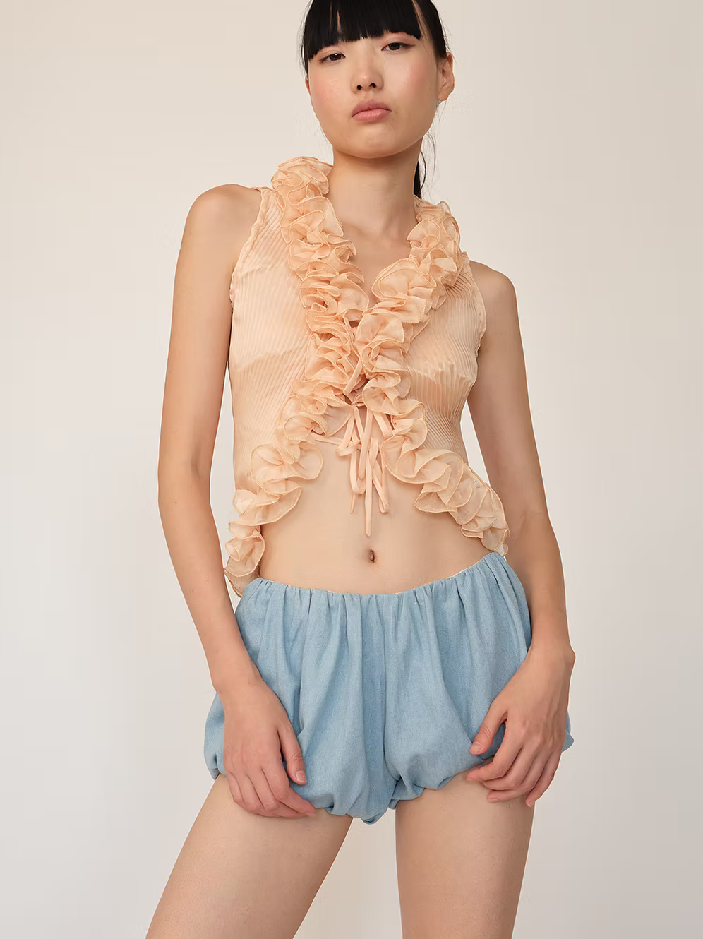 Belisse Pleated Blouse