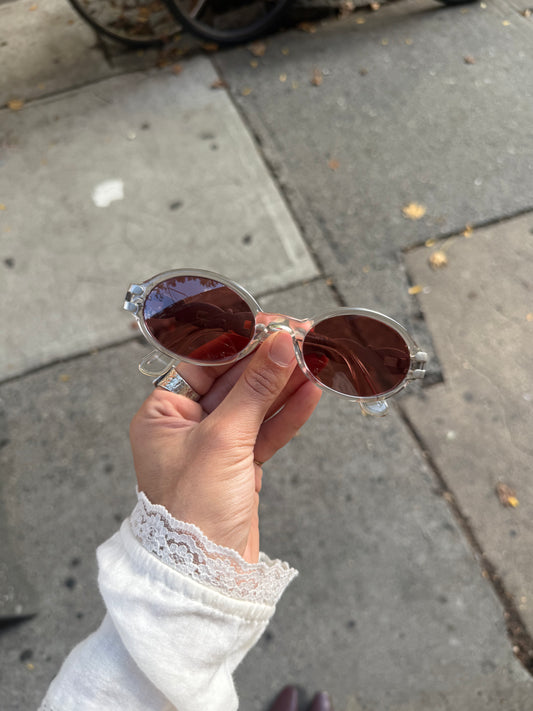 Vintage Fendi Pink Oval Sunglasses
