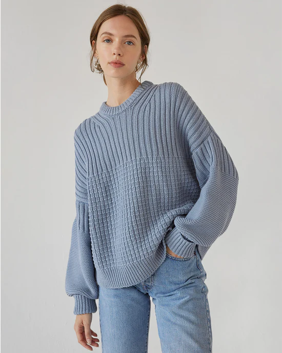 Delcia Sweater  Dust Blue