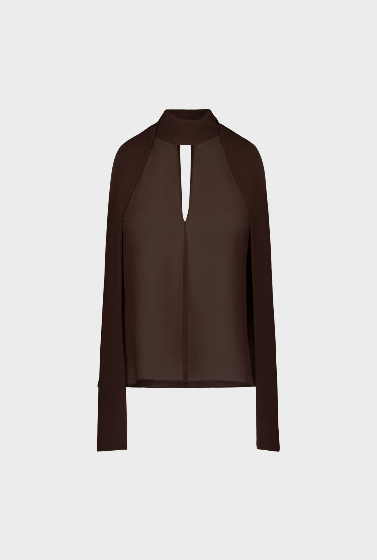 Chocolate Scarf Top