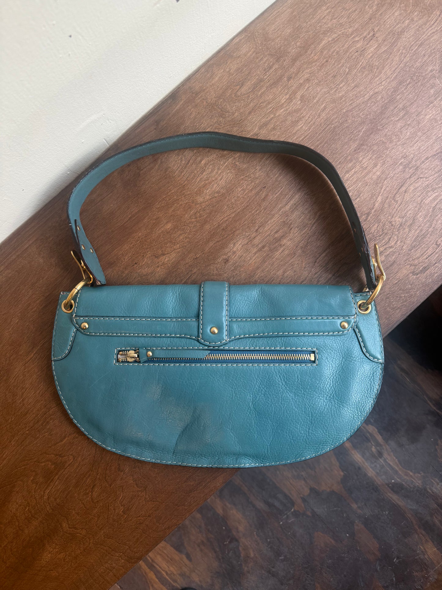 Vintage Michael Kors Teal Studded Bag