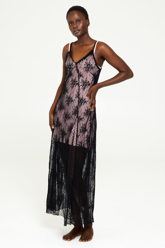 Flora Lace Midi Dress