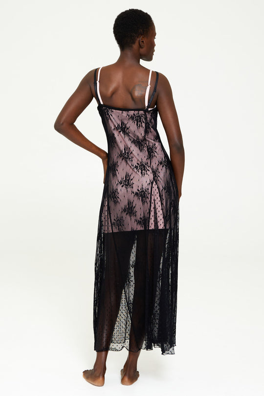 Flora Lace Midi Dress