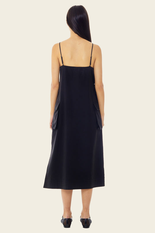 Cargo Tie Midi Dress