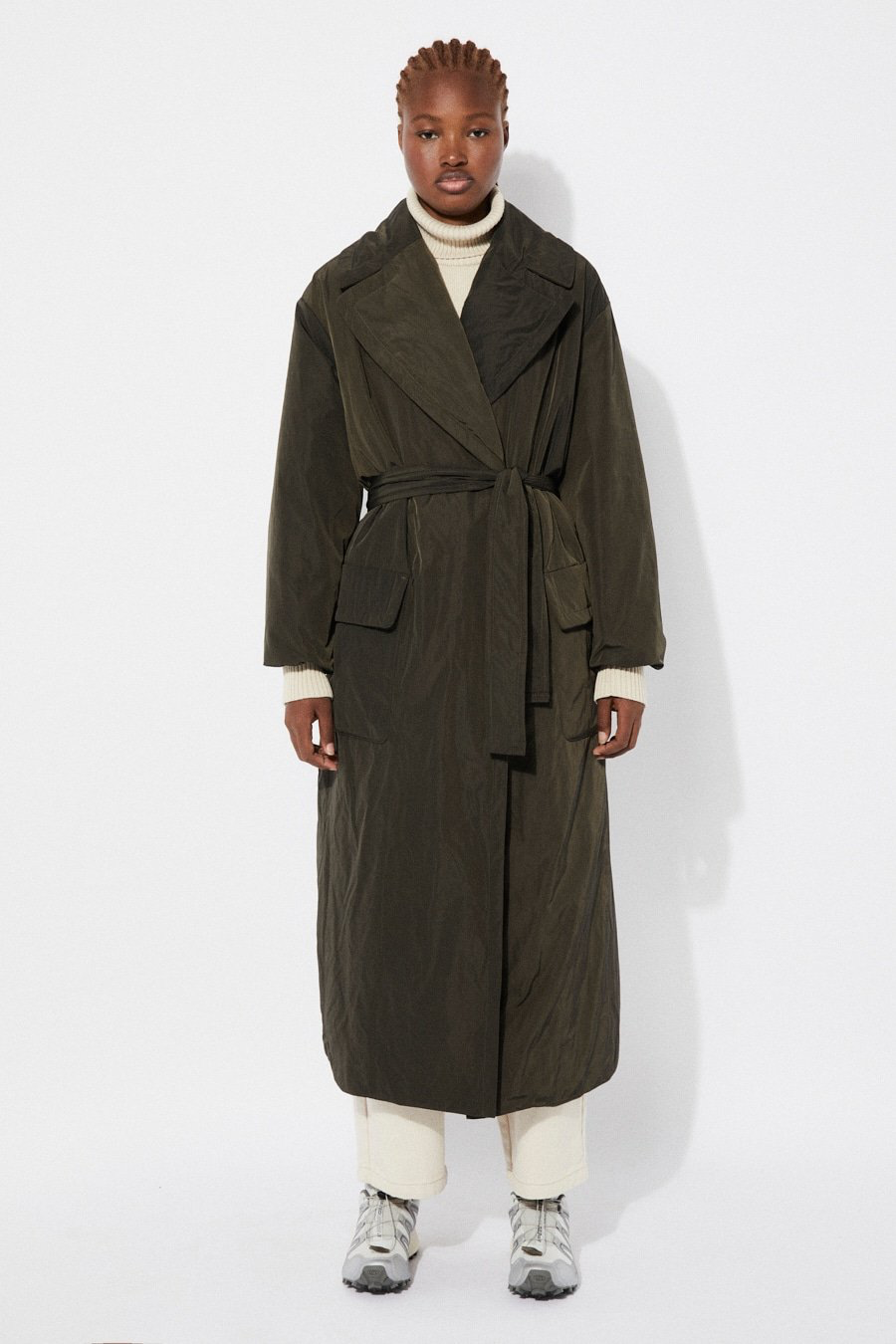 Blanc Trench Coat