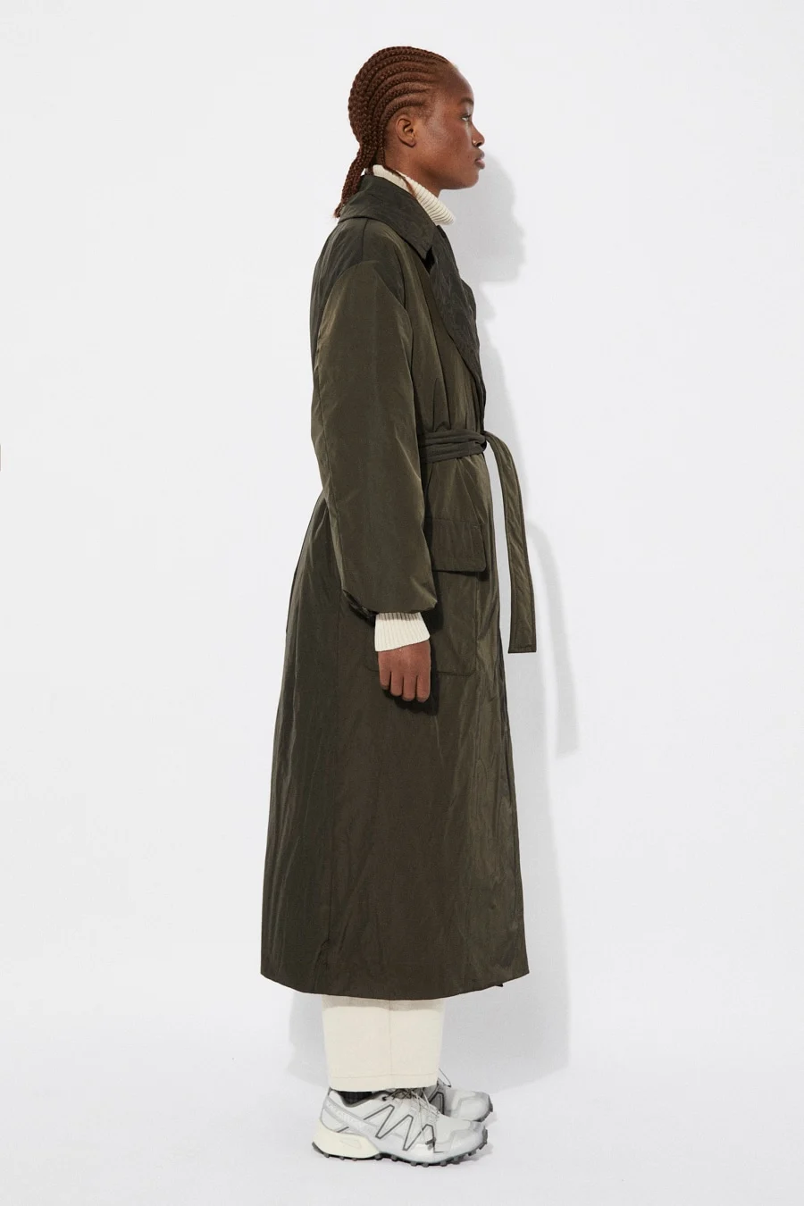Blanc Trench Coat
