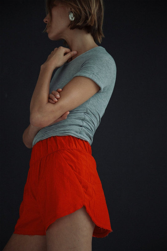 Atlas Shorts in Cherry