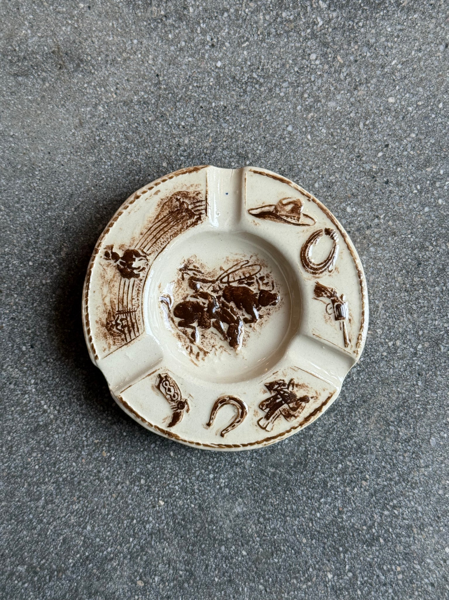 Chocolate Cowboy Ashtray