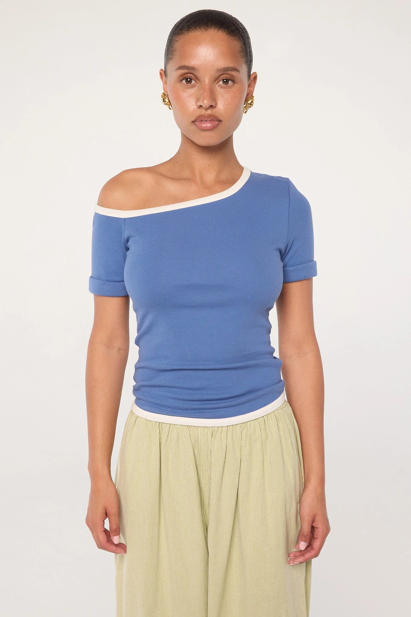 Armin French Blue Top
