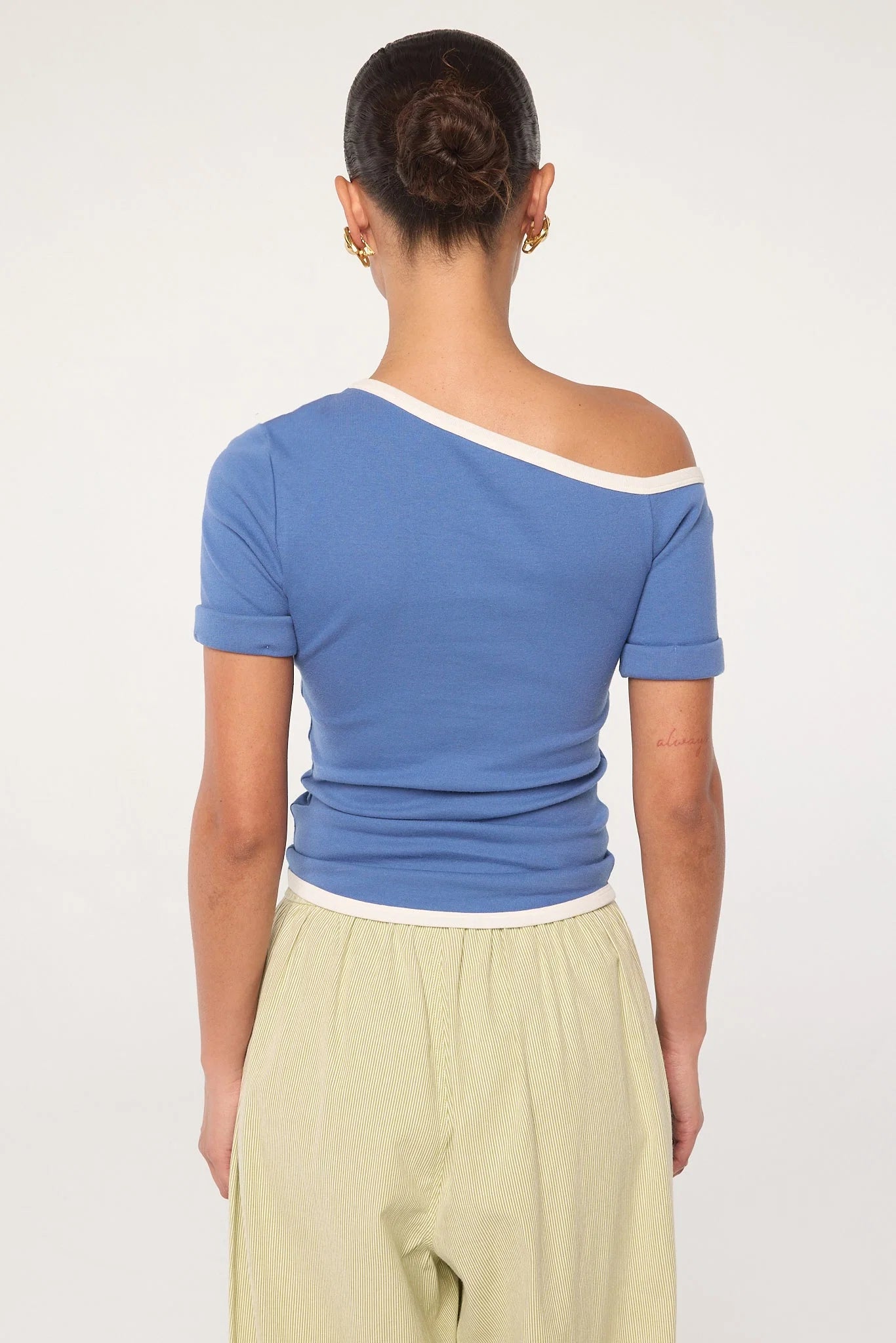 Armin French Blue Top