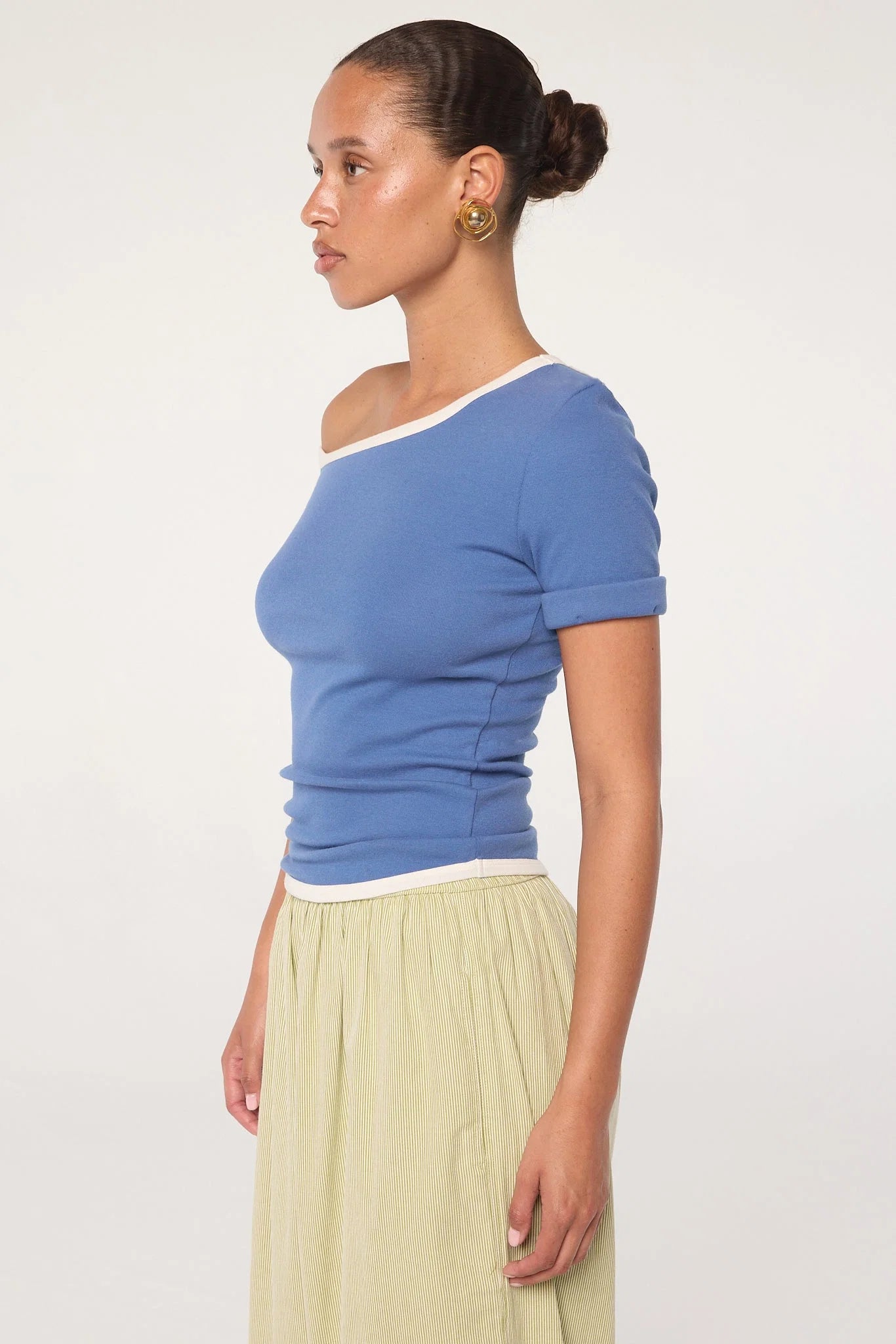 Armin French Blue Top
