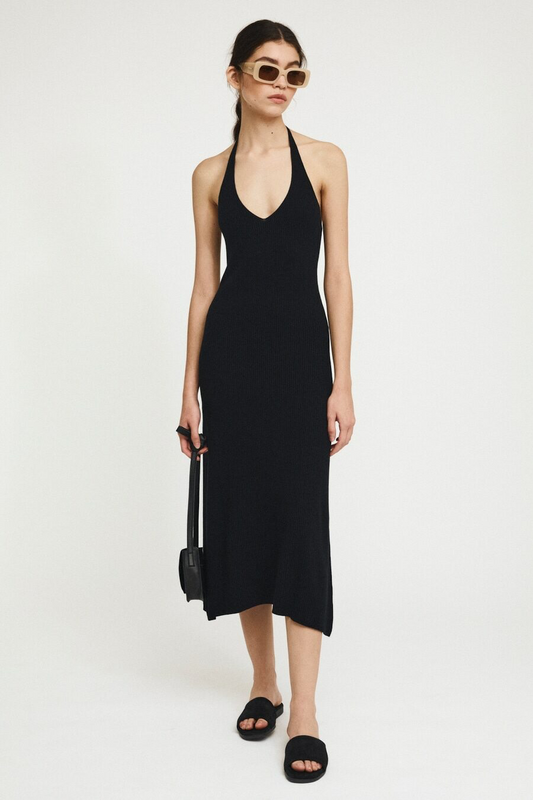 Boyd Fitted Dress - Black