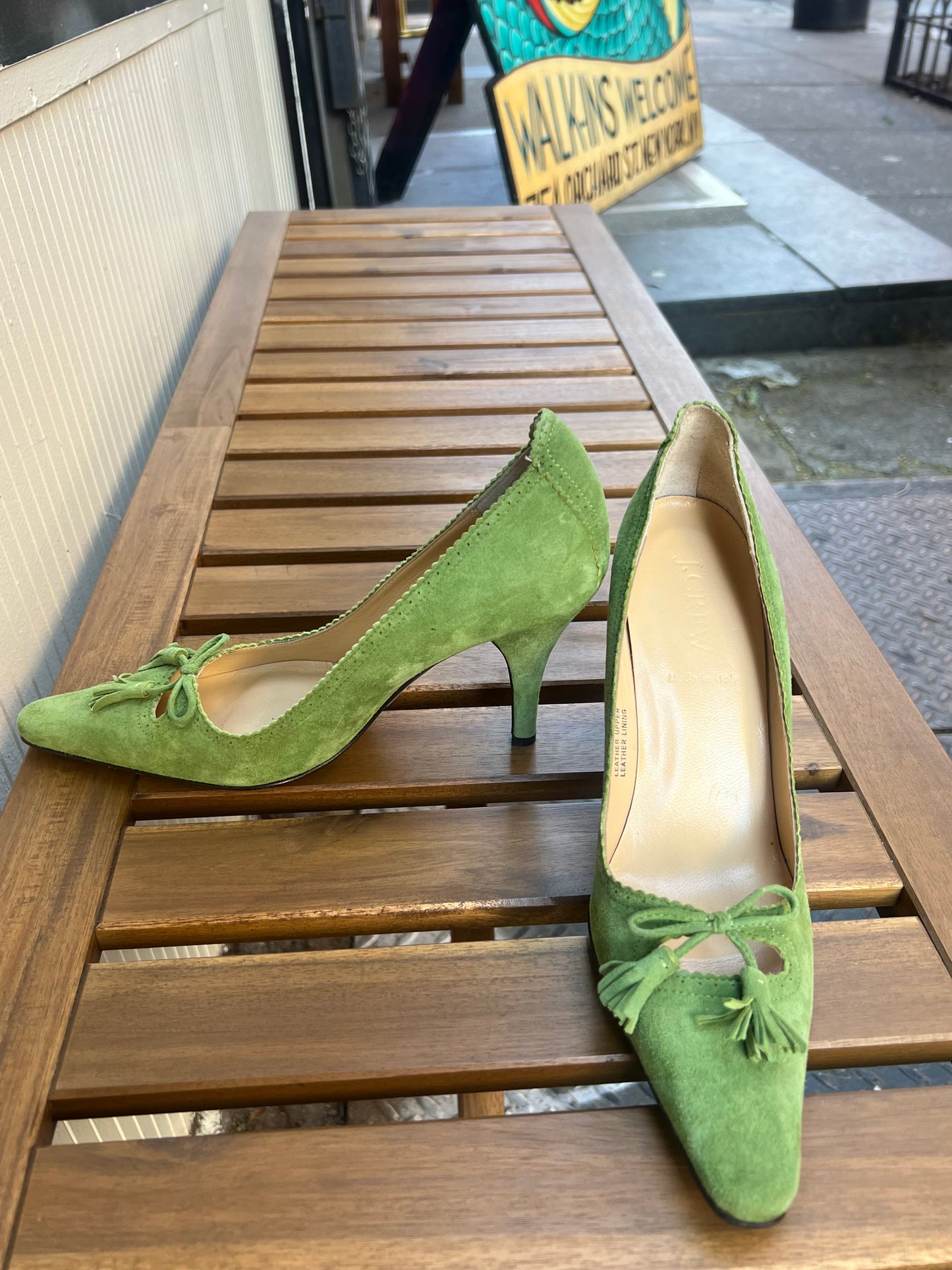 Green JC heel