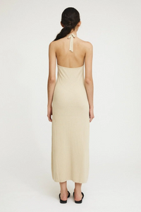 Boyd Fitted Dress - Beige