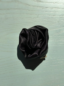 Satin Rose Clip
