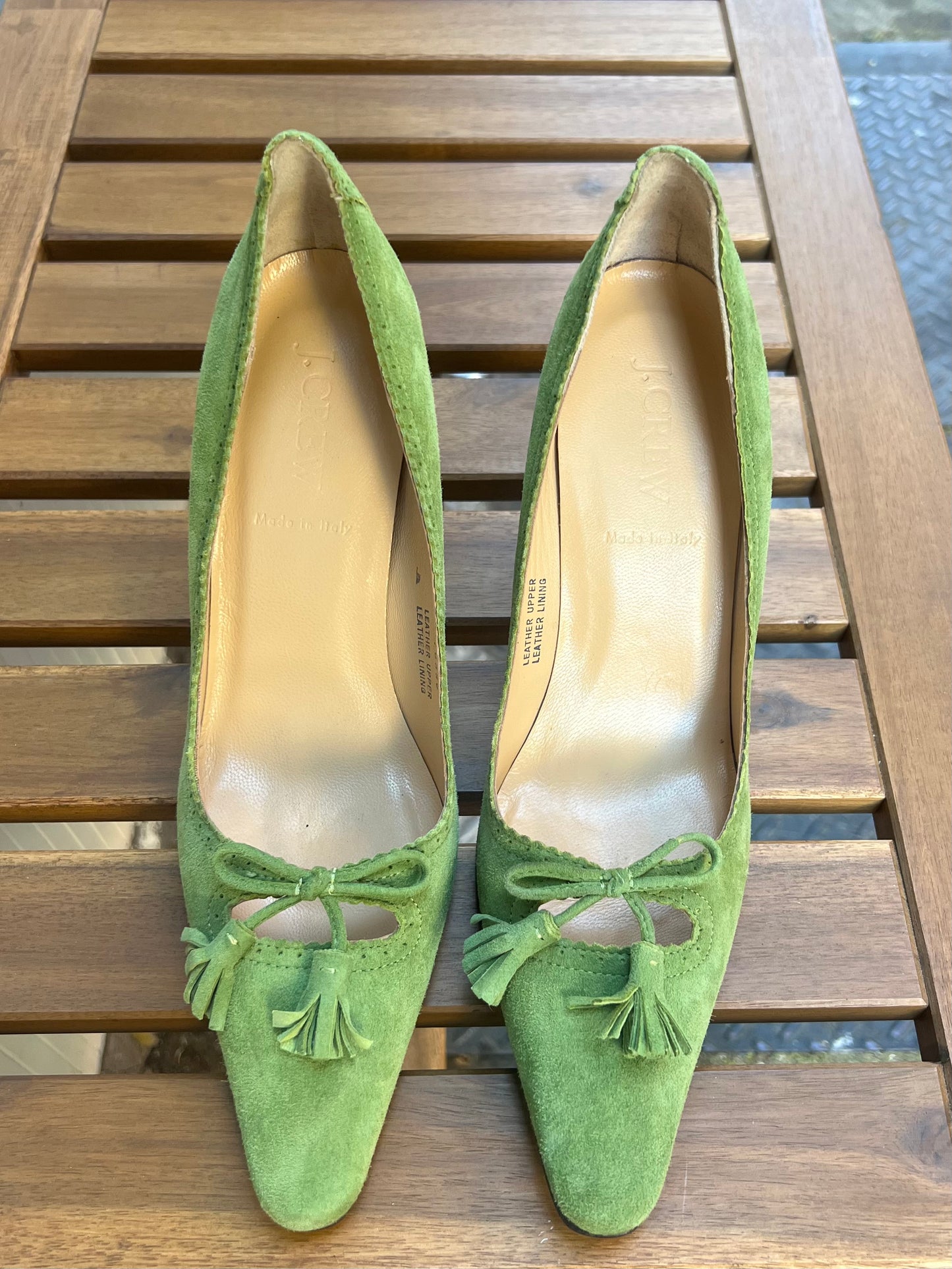 Green JC heel