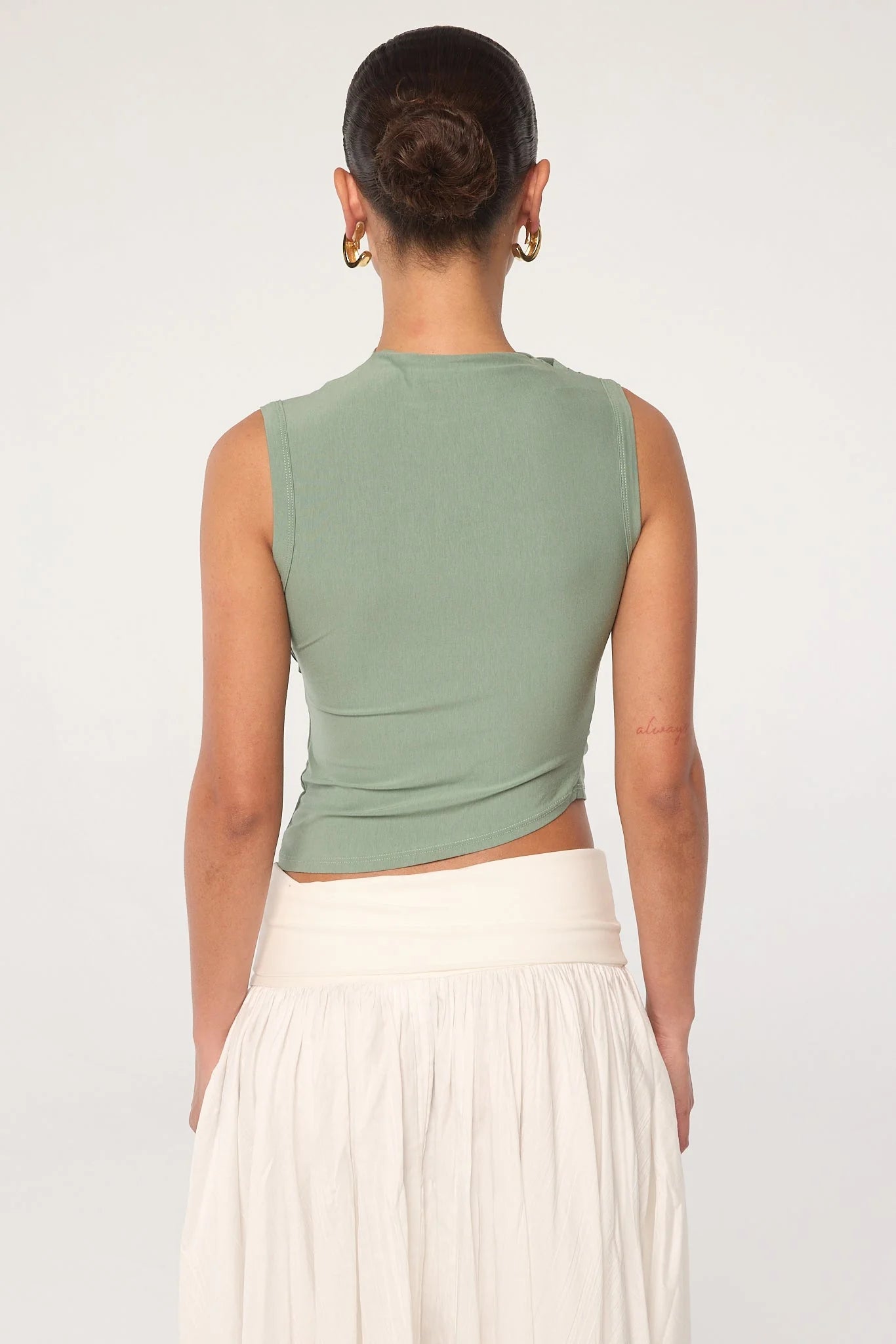 Salma Top - Dessert Green