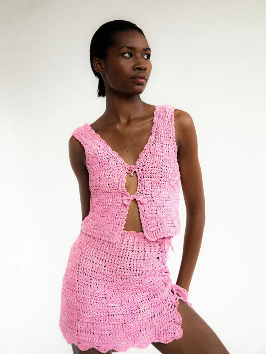 Angela Crochet Top