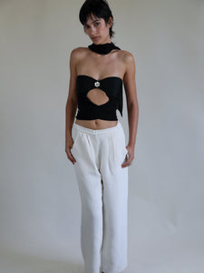 Flower Scarf Top