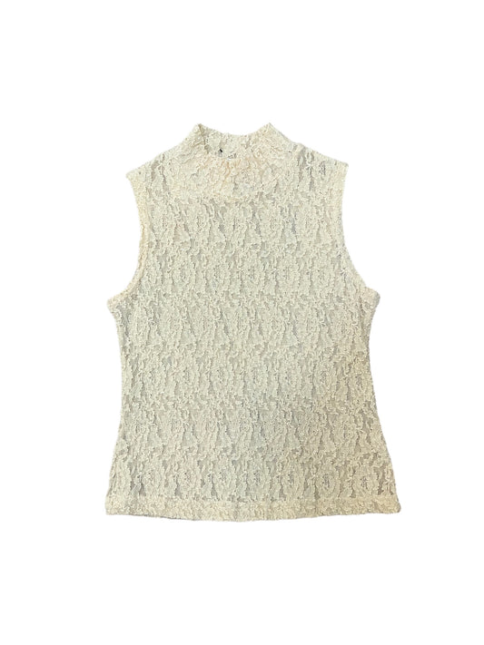 90's Lace Mock Neck