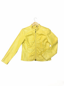Yellow Leather Jacket