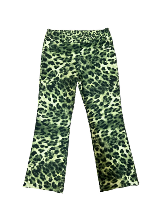Green Leopard Pants