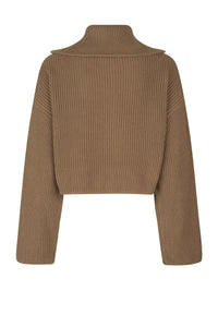 Want Half Zip Knit
