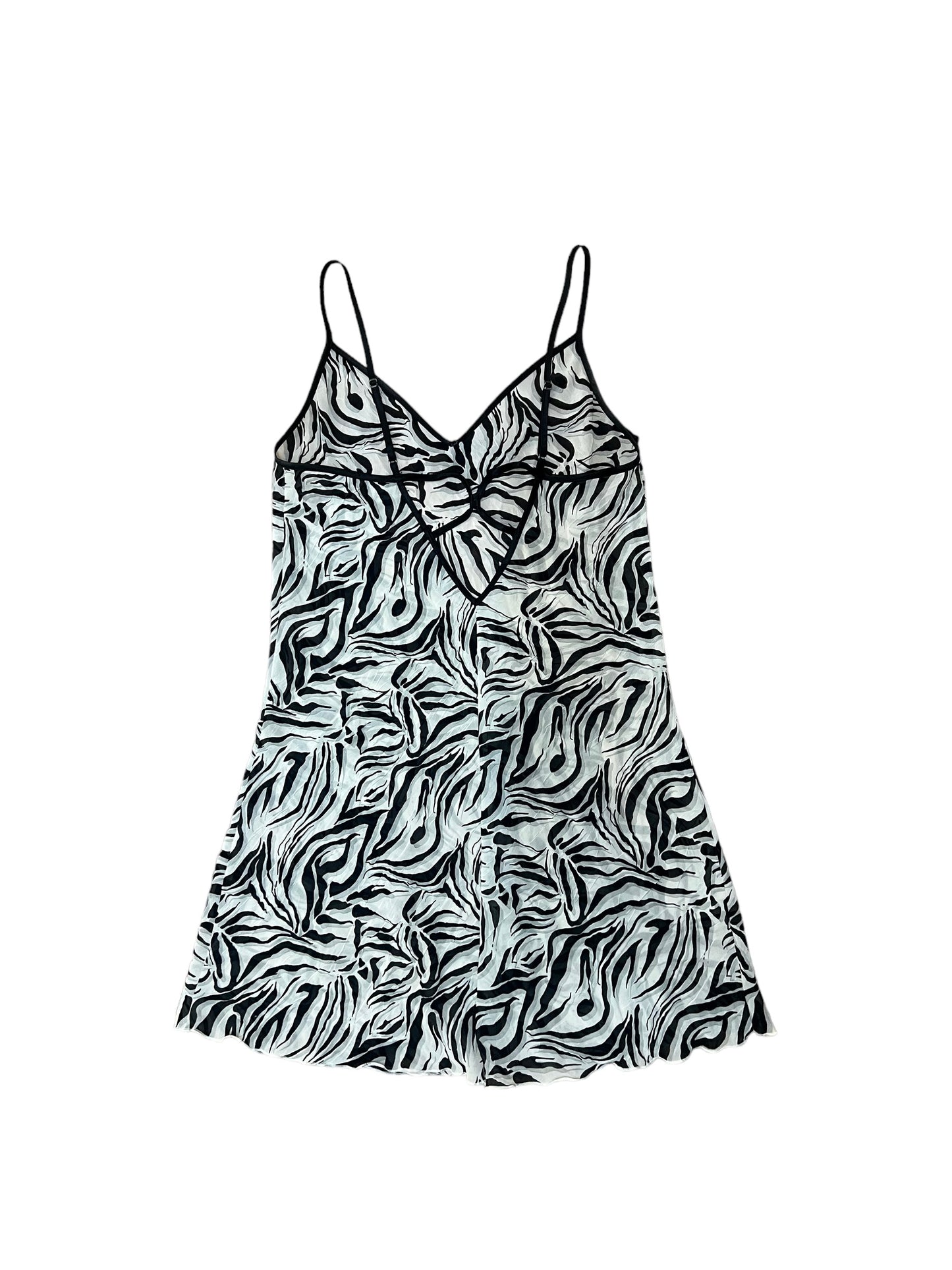 2000 Zebra Slip Dress