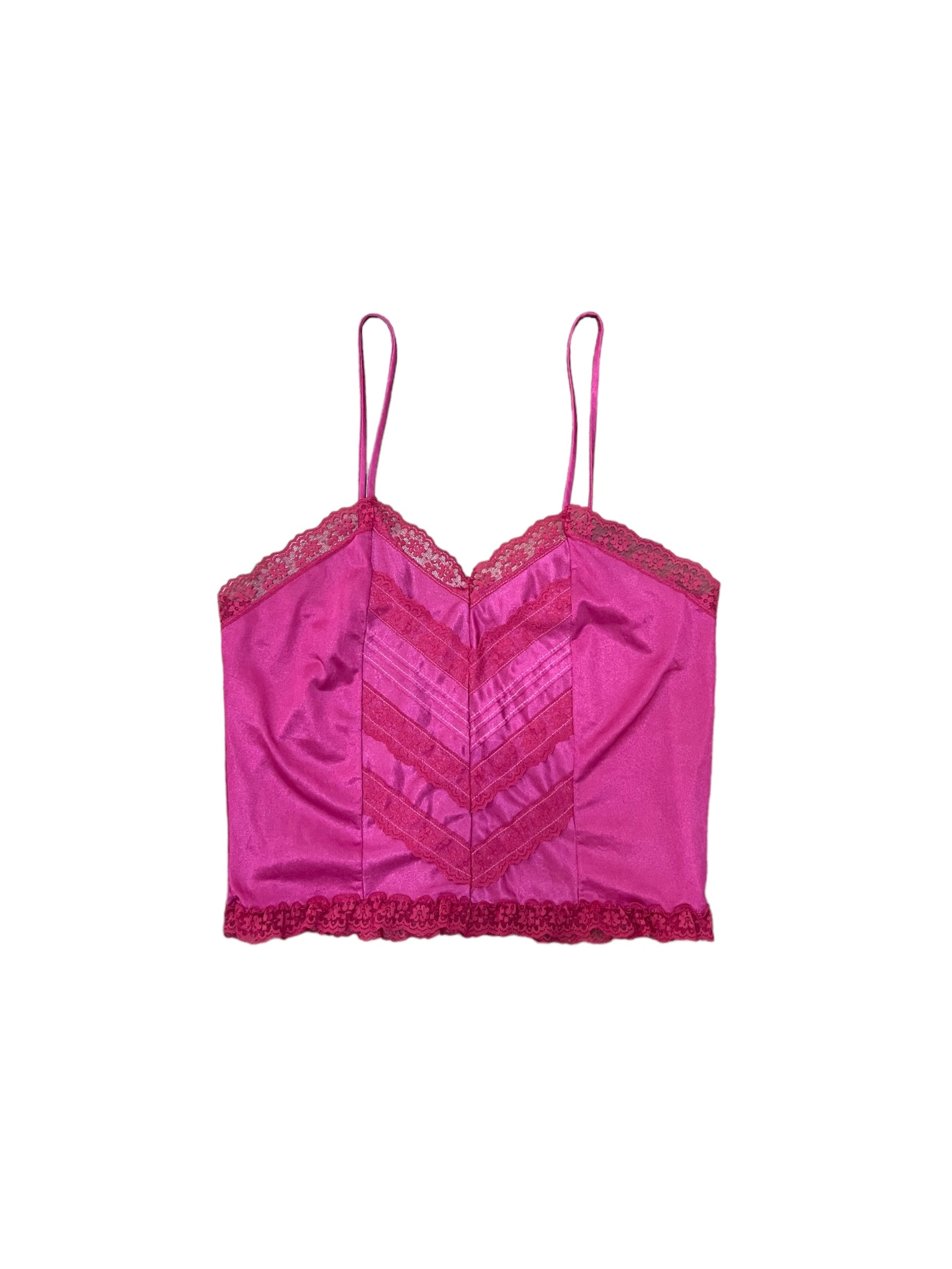 Hot Pink Lace Cami