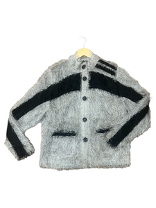 Furry Metallic Cardigan