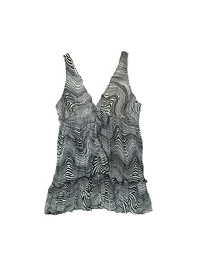 Zebra Print Mini Dress