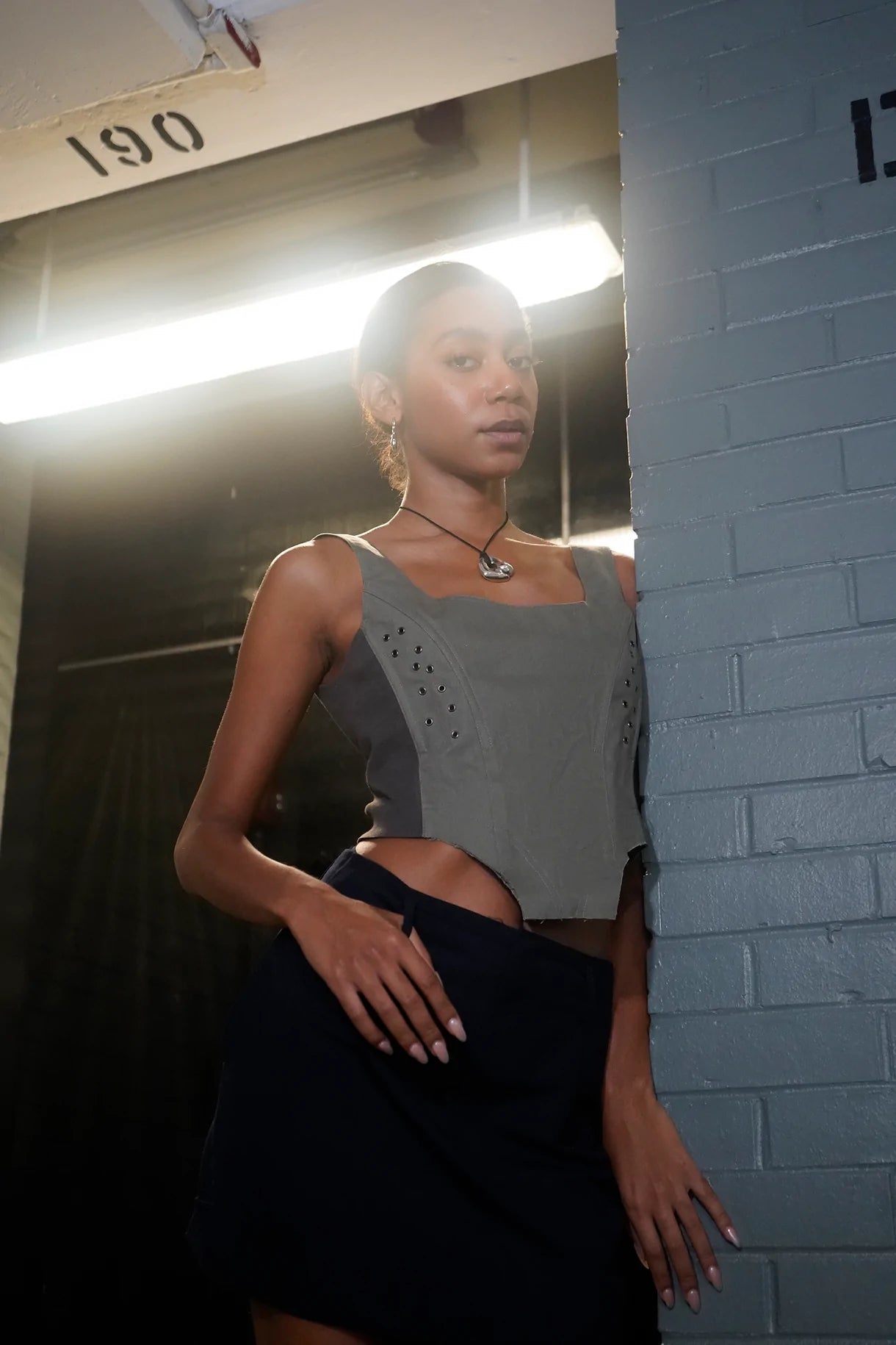 Studs Army Top